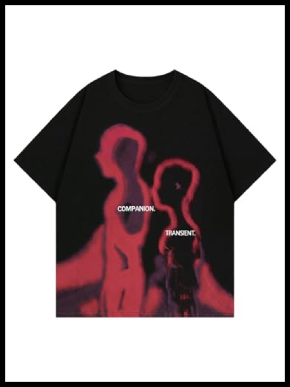Men's Oversized Graphic Tee Crew Neck Short Sleeve Drop Shoulder T-Shirt